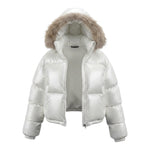 To Be Too Giubbino tinta unita con Zip E Cappuccio Bianco per Bambina AI25T808W25 BIANCO TO be too 