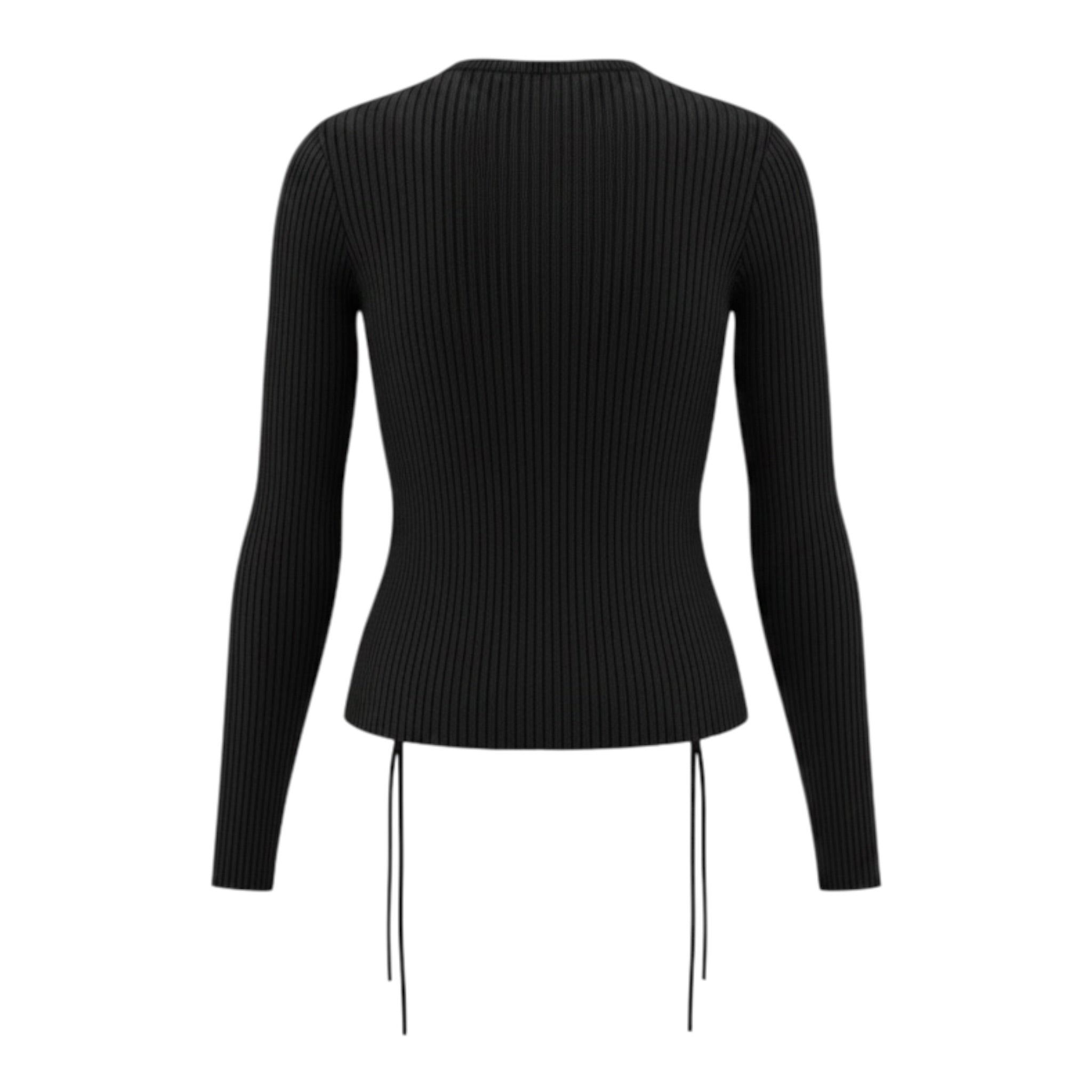 To Be Too Maglia tinta unita Girocollo Nero per Bambina T824W25 NERO TO be too 