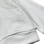 To Be Too Felpa tinta unita con Zip Cappuccio E Spille Bianco per Bambina TB939W25 BIANCO TO be too 