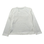 To Be Too Shirt Girocollo tinta unita con Stampe Panna per Bambina TBT1926 PANNA TO be too 