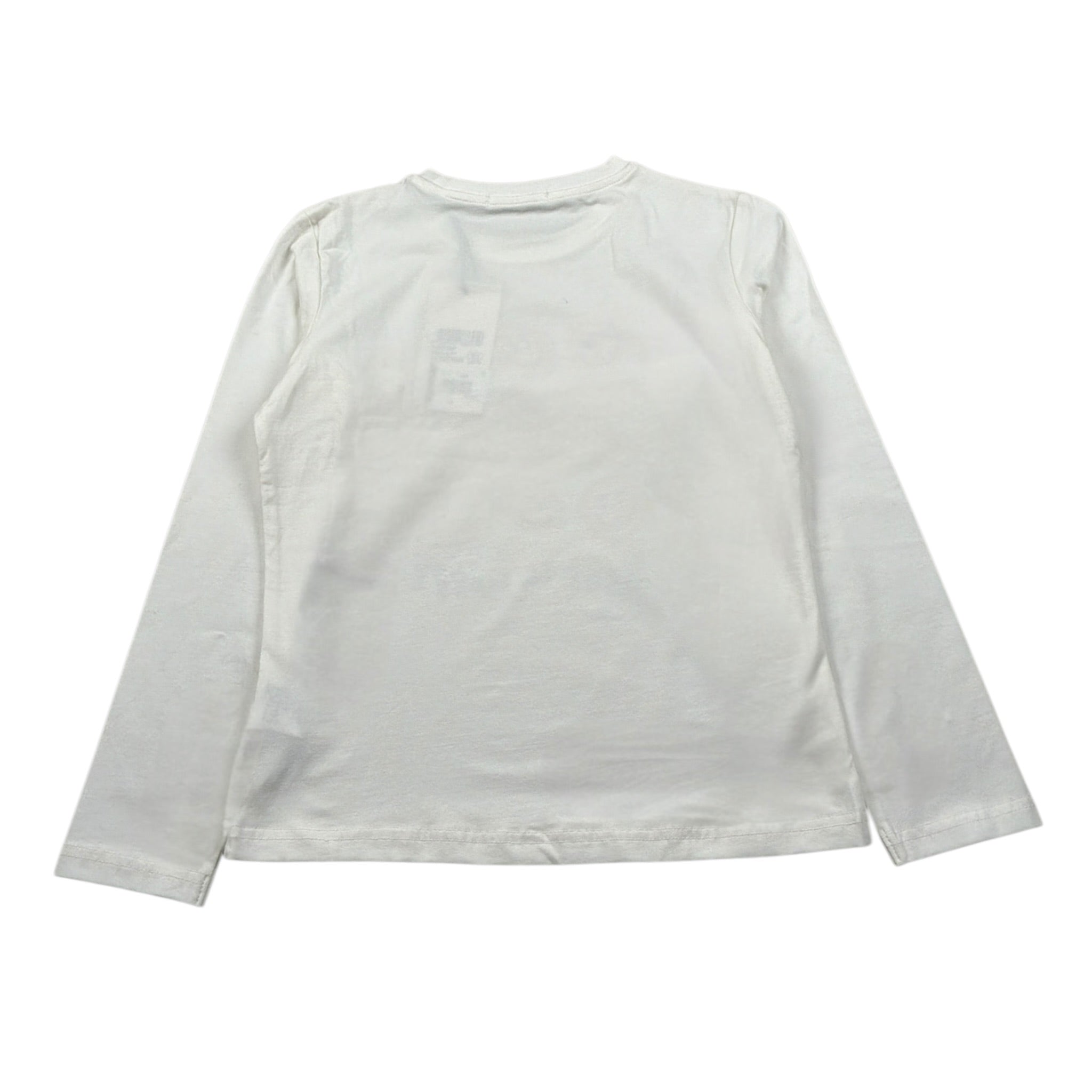 To Be Too Shirt Girocollo tinta unita con Stampe Panna per Bambina TBT1926 PANNA TO be too 