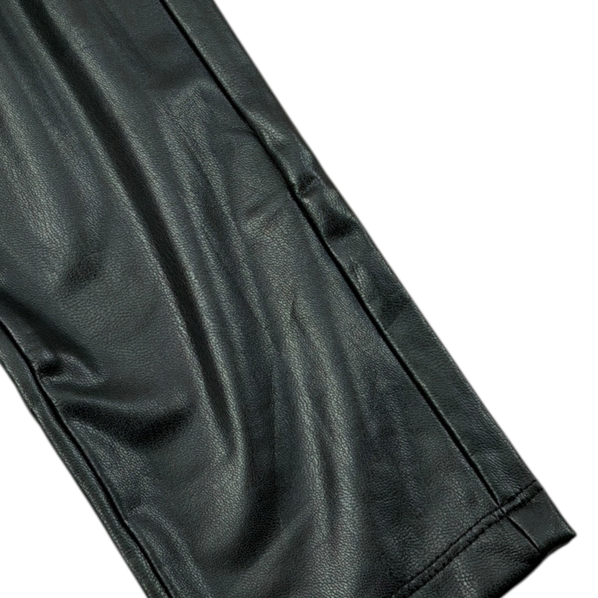 To Be Too Leggins tinta unita In Ecopelle Nero per Bambina TBT1961 NERO TO be too 