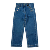 To Be Too Jeans tinta unita con Girovita Regolabile Blu per Bambina TBT1968 BLU TO be too 