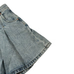 To Be Too Gonna In Denim con Plisset Azzurro per Bambina TFJF24G410 AZZURRO TO be too 