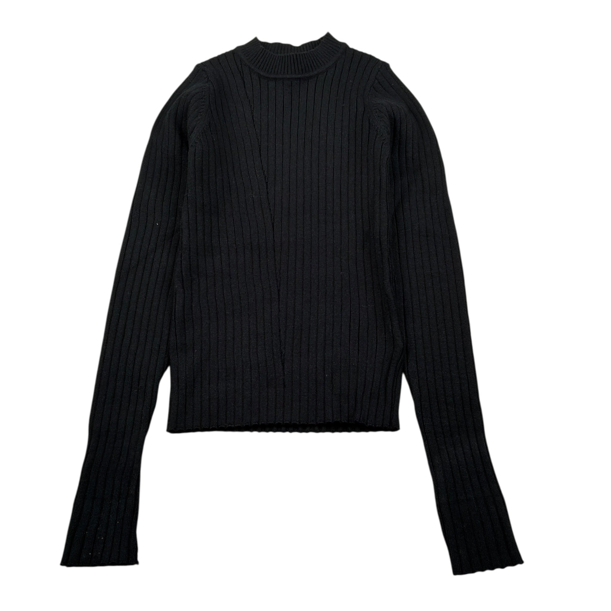 To Be Too Maglia Girocollo tinta unita Nero per Bambina TFJF24M450 NERO TO be too 