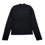 To Be Too Maglia tinta unita Modello Crop Nero per Bambina TFJF24M465 NERO TO be too 