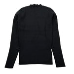 To Be Too Maglia tinta unita Mezzo Collo Nero per Bambina TFJF24M490 NERO TO be too 