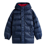 Tommy Hilfiger Giubbino tinta unita con Logo Blu per Bambino KB0KB010002 BLU TOMMY HILFIGER 