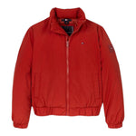Tommy Hilfiger Giubbino tinta unita con Zip Rosso per Neonato KB0KB09093 ROSSO TOMMY HILFIGER 