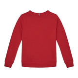 Tommy Hilfiger Felpa tinta unita Girocollo con Stampa Rosso per Neonato KB0KB09315N ROSSO TOMMY HILFIGER 