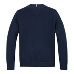 Tommy Hilfiger Maglia tinta unita con Stampa Blu per Bambino KB0KB09344 BLU TOMMY HILFIGER 