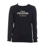 Tommy Hilfiger Shirt Girocollo tinta unita Blu per Bambino KB0KB09633 BLU TOMMY HILFIGER 