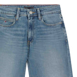 Tommy Hilfiger Jeans tinta unita con Girovita Regolabile Azzurro per Bambino KB0KB09703 AZZURRO TOMMY HILFIGER 