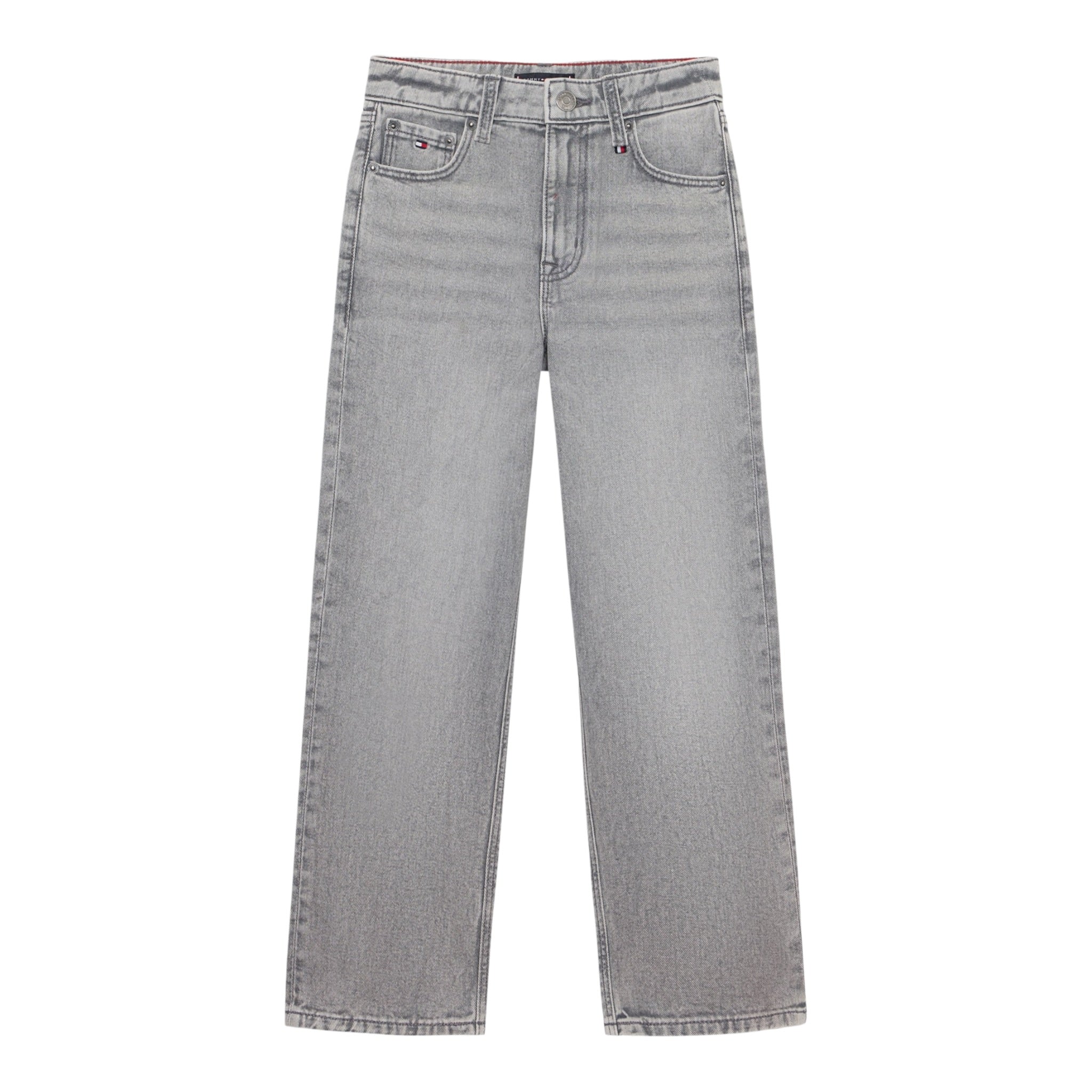 Tommy Hilfiger Jeans tinta unita con Girovita Regolabile Grigio per Neonato KB0KB09705 GRIGIO TOMMY HILFIGER 
