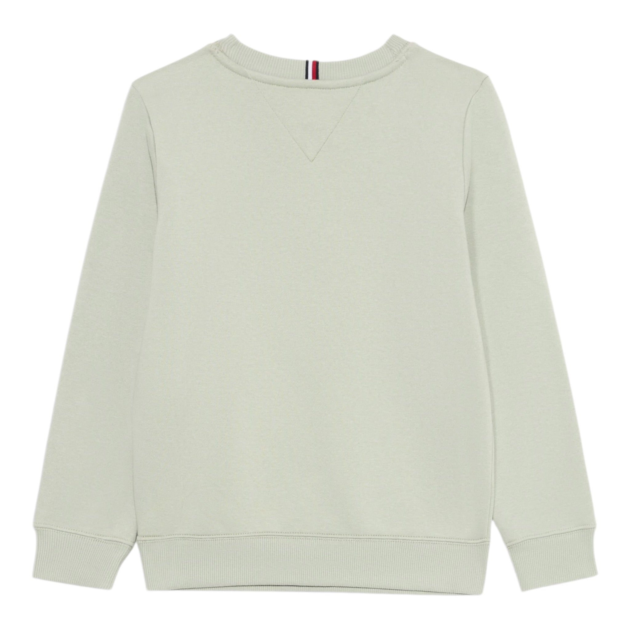 Tommy Hilfiger Felpa tinta unita Girocollo con Stampa Verde per Neonato KB0KB09741N VERDE TOMMY HILFIGER 