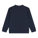 Tommy Hilfiger Felpa tinta unita Girocollo con Stampa Blu per Neonato KB0KB09741XN BLU TOMMY HILFIGER 