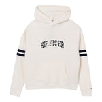 Tommy Hilfiger Felpa Chiusa con Cappuccio tinta unita Panna per Bambino KB0KB09742 PANNA TOMMY HILFIGER 