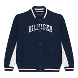 Tommy Hilfiger Felpa con Bottoni tinta unita Blu per Bambino KB0KB09745 BLU TOMMY HILFIGER 