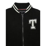 Tommy Hilfiger Maglia con Zip tinta unita Nero per Bambino KB0KB0975 NERO TOMMY HILFIGER 