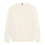 Tommy Hilfiger Maglia Girocollo tinta unita Panna per Bambino KB0KB09810 PANNA TOMMY HILFIGER 