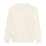 Tommy Hilfiger Maglia Girocollo tinta unita Panna per Bambino KB0KB09810X PANNA TOMMY HILFIGER 