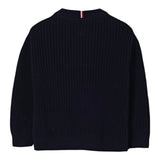 Tommy Hilfiger Maglia Girocollo tinta unita Blu per Bambino KB0KB09908X BLU TOMMY HILFIGER 