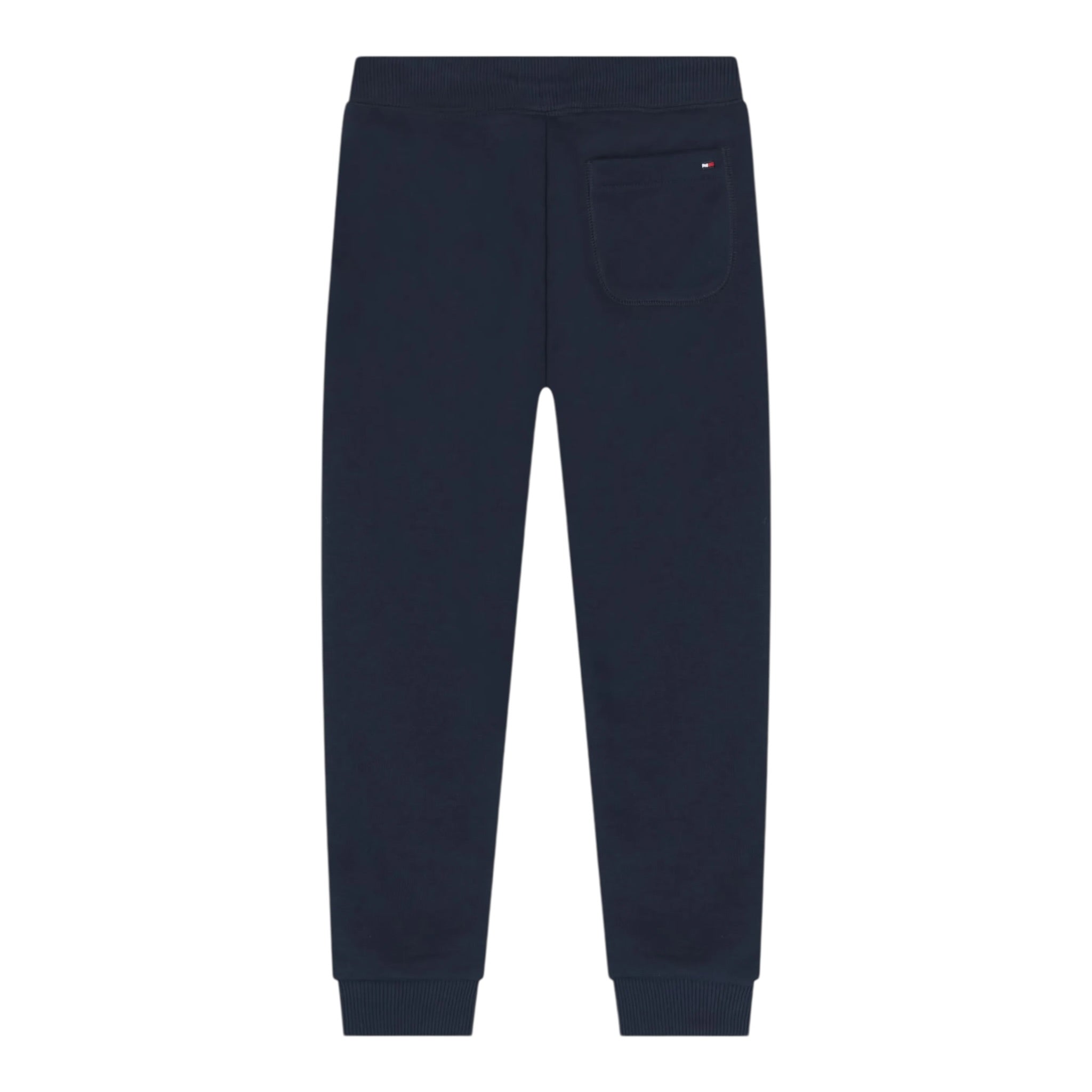 Tommy Hilfiger Pantalone Tuta tinta unita con Logo Blu per Bambino KB0KB09967 BLU TOMMY HILFIGER 