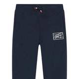 Tommy Hilfiger Pantalone Tuta tinta unita con Logo Blu per Bambino KB0KB09967 BLU TOMMY HILFIGER 