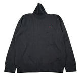 Tommy Hilfiger Maglia Collo Alto tinta unita Nero per Bambino KB0KB09976X NERO TOMMY HILFIGER 