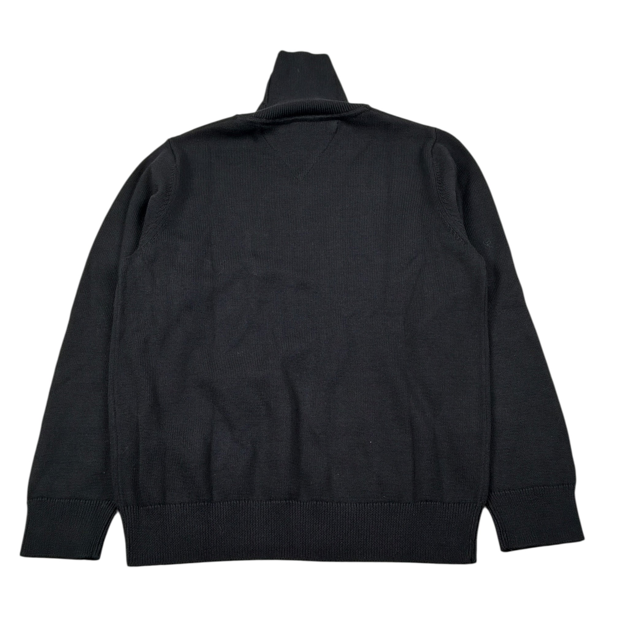 Tommy Hilfiger Maglia Collo Alto tinta unita Nero per Bambino KB0KB09976X NERO TOMMY HILFIGER 