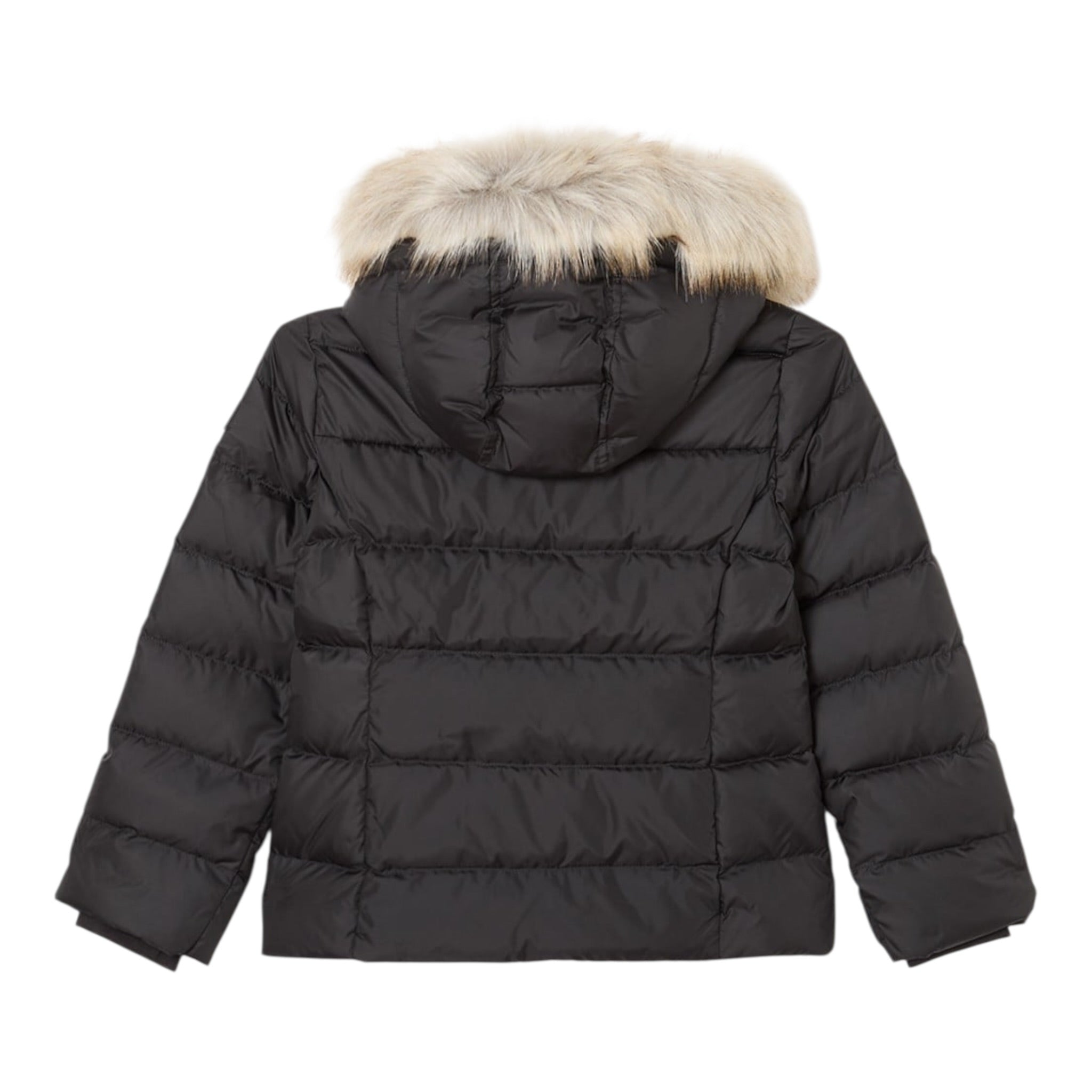 Tommy Hilfiger Giubbino tinta unita con Cappuccio Nero per Bambino KG0KG07399 NERO TOMMY HILFIGER 