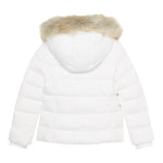 Tommy Hilfiger Giubbino tinta unita con Cappuccio Panna per Bambino KG0KG07399 PANNA TOMMY HILFIGER 