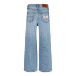 Tommy Hilfiger Jeans tinta unita Modello Palazzo Azzurro per Bambina KG0KG08409 AZZURRO TOMMY HILFIGER 