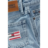 Tommy Hilfiger Jeans tinta unita Modello Palazzo Azzurro per Bambina KG0KG08409 AZZURRO TOMMY HILFIGER 