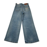 Tommy Hilfiger Jeans tinta unita con Girovita Regolabile Blu per Bambina KG0KG08745 BLU TOMMY HILFIGER 