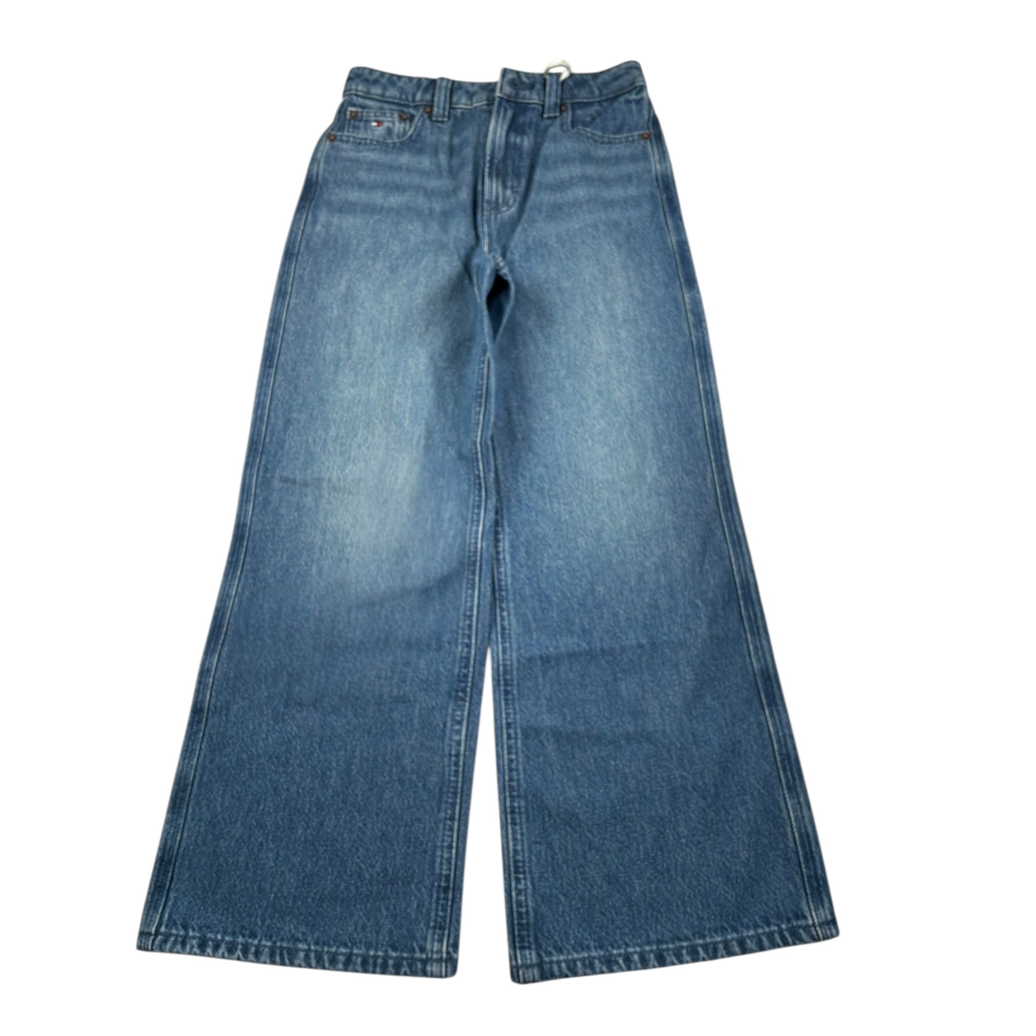 Tommy Hilfiger Jeans tinta unita Modello Palazzo Blu per Bambina KG0KG087671CD BLU TOMMY HILFIGER 