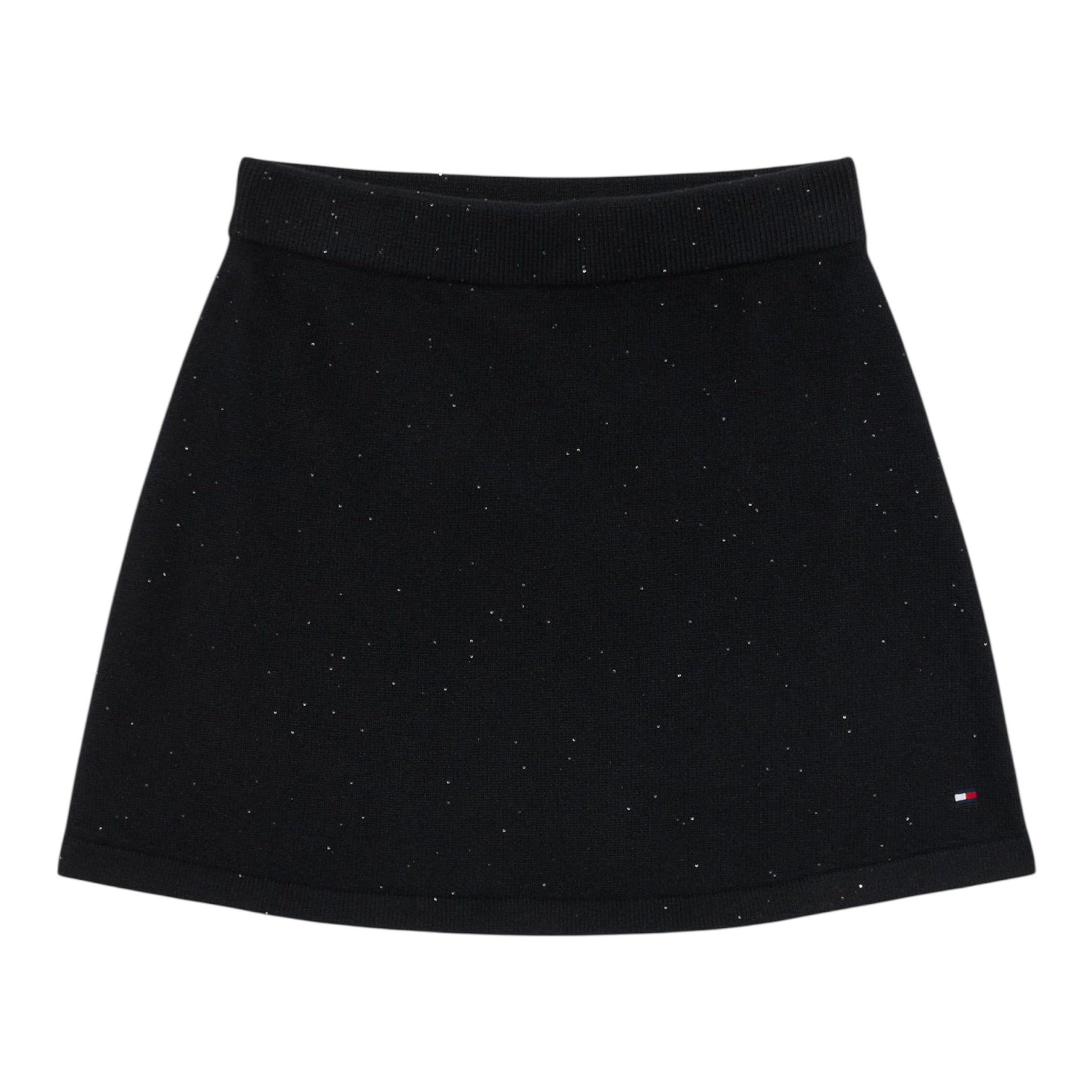 Tommy Hilfiger Gonna tinta unita con Elastico In Vita Nero per Bambina KG0KG09036 NERO TOMMY HILFIGER 