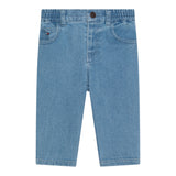 Tommy Hilfiger Jeans tinta unita con Elastico In Vita Azzurro per Neonato KN0KN02052 AZZURRO TOMMY HILFIGER 