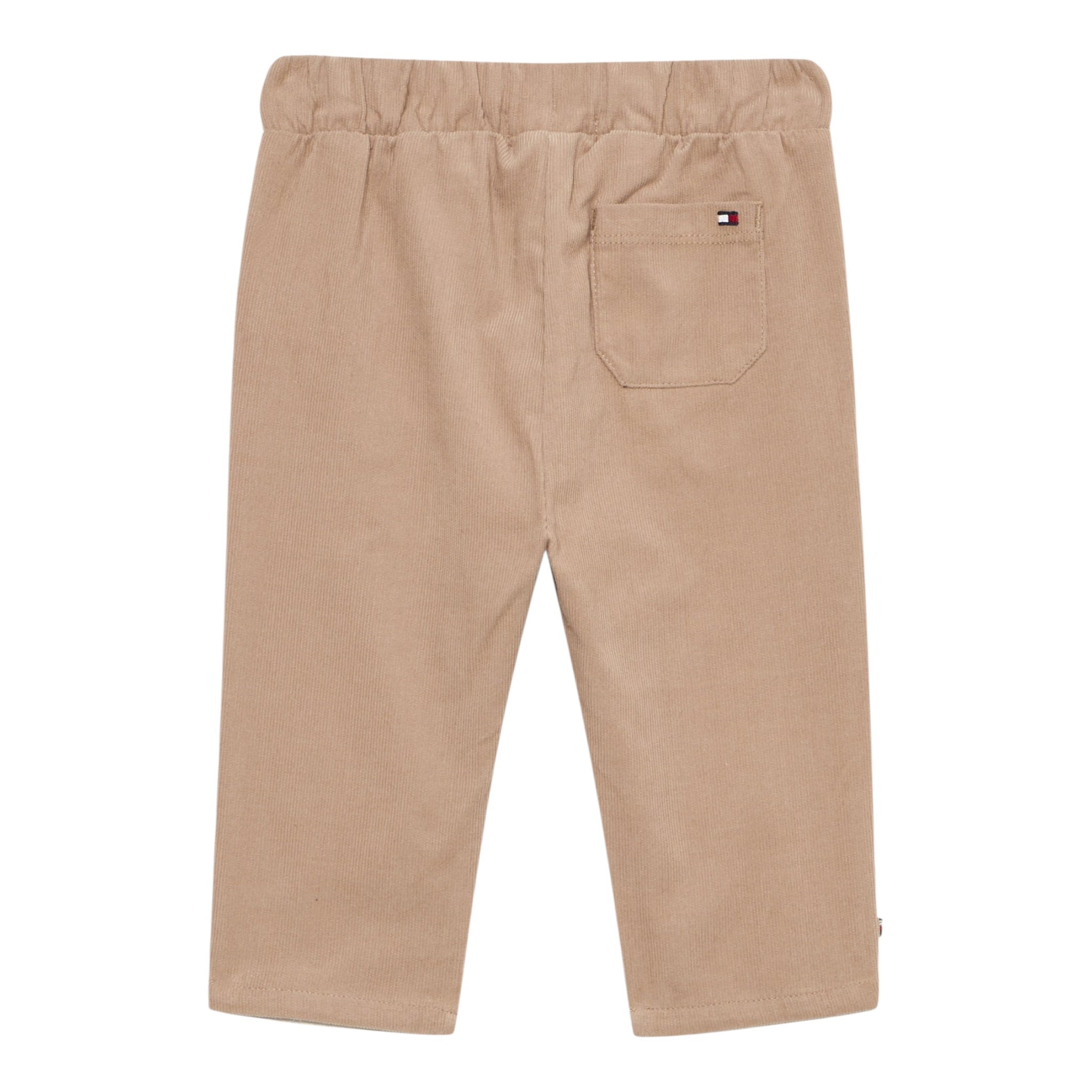 Tommy Hilfiger Pantalone tinta unita con Elastico In Vita Beige per Neonato KN0KN02053 BEIGE TOMMY HILFIGER 