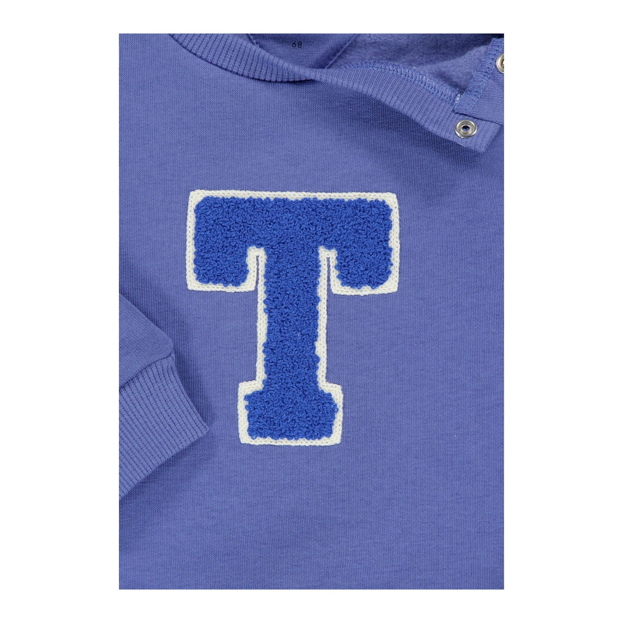 Tommy Hilfiger Felpa Chiusa Girocollo con Logo Blu per Neonato KN0KN02071TB BLU TOMMY HILFIGER 