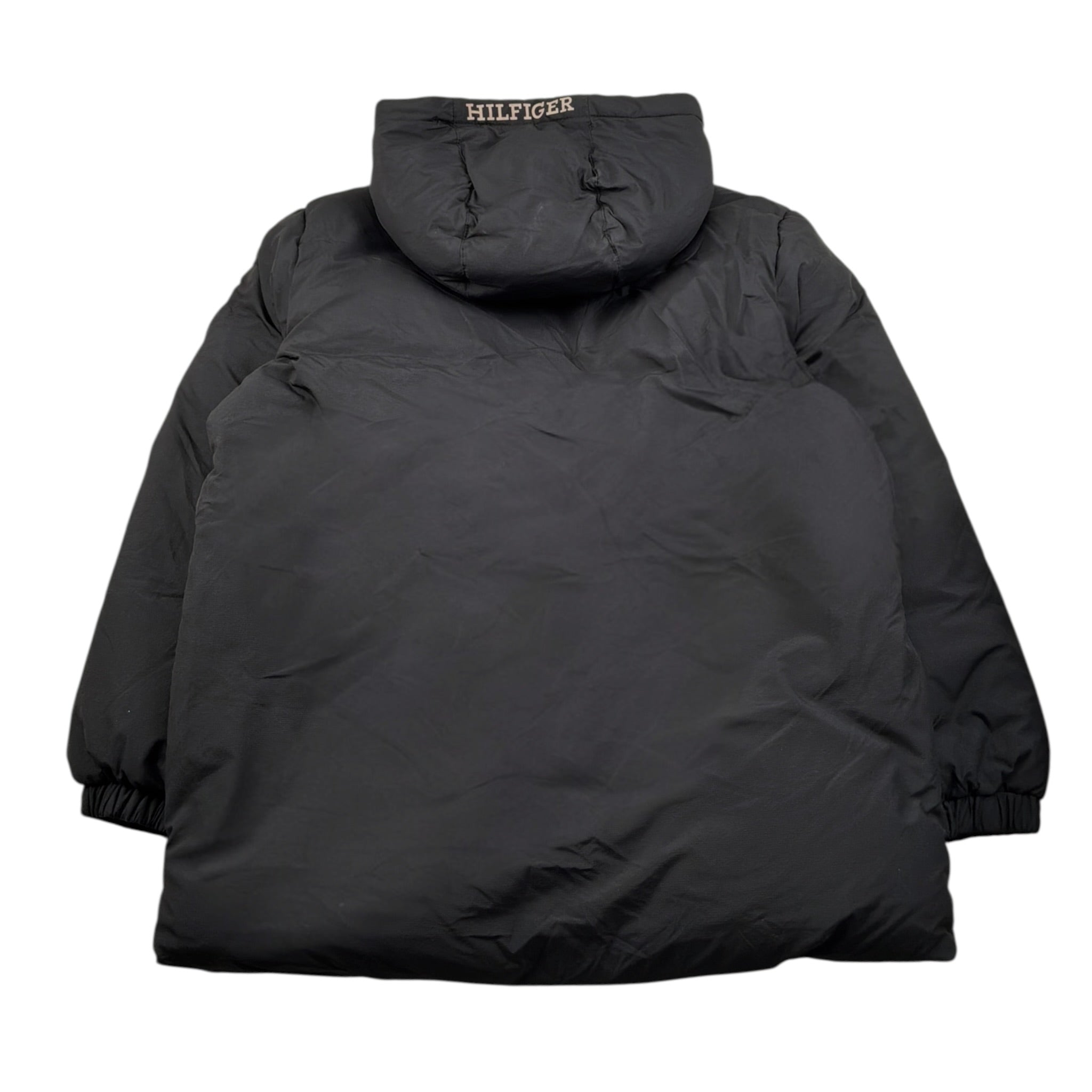Tommy Hilfiger Giubbino tinta unita con Cappuccio Nero per Bambino KS0KS00488 NERO TOMMY HILFIGER 