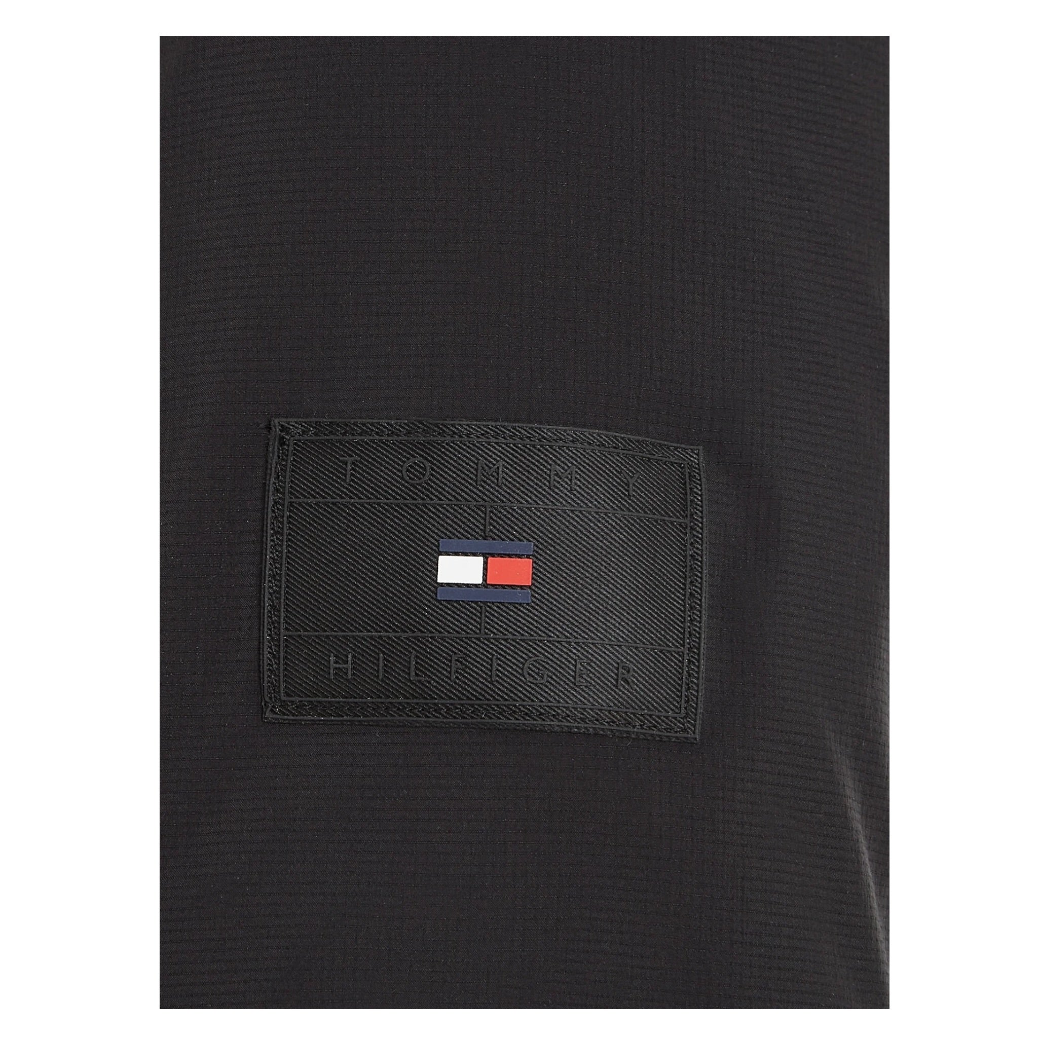 Tommy Hilfiger Giubbino tinta unita con Cappuccio Nero per Bambino KS0KS00488 NERO TOMMY HILFIGER 