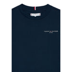 Tommy Hilfiger Shirt Girocollo tinta unita Blu per Bambino KS0KS00655XX BLU TOMMY HILFIGER 