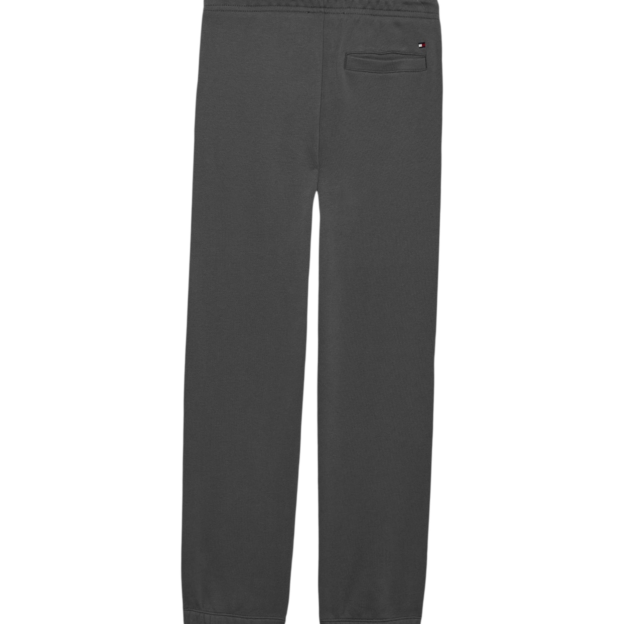 Tommy Hilfiger Pantalone Modello Tuta tinta unita con Stampa Grigio per Bambino KS0KS00662 GRIGIO TOMMY HILFIGER 