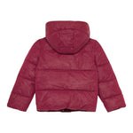 Trussardi Giubbino tinta unita con Cappuccio Bordeaux per Bambina J5BL13WGIW0 BORDEAUX TRUSSARDI 