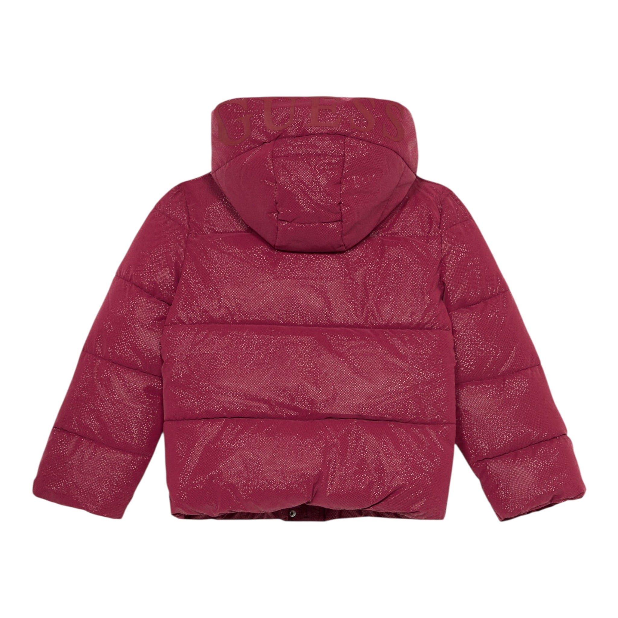 Trussardi Giubbino tinta unita con Cappuccio Bordeaux per Bambina J5BL13WGIW0 BORDEAUX TRUSSARDI 