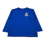 Trussardi Shirt Girocollo tinta unita con Logo Blu per Bambino JBA26056TS BLU TRUSSARDI 