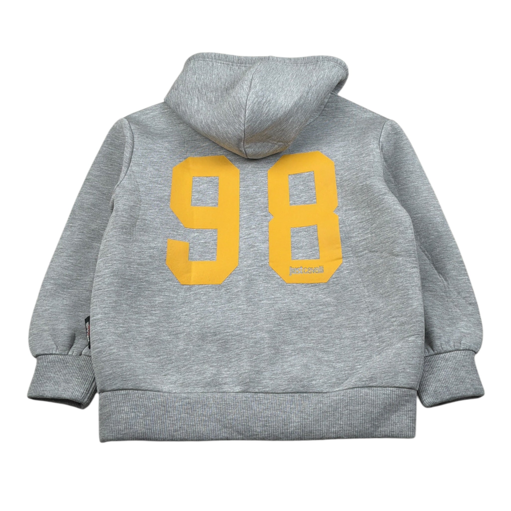 Trussardi Felpa con Zip E Cappuccio tinta unita Grigio per Bambino JBA26111FE GRIGIO TRUSSARDI 