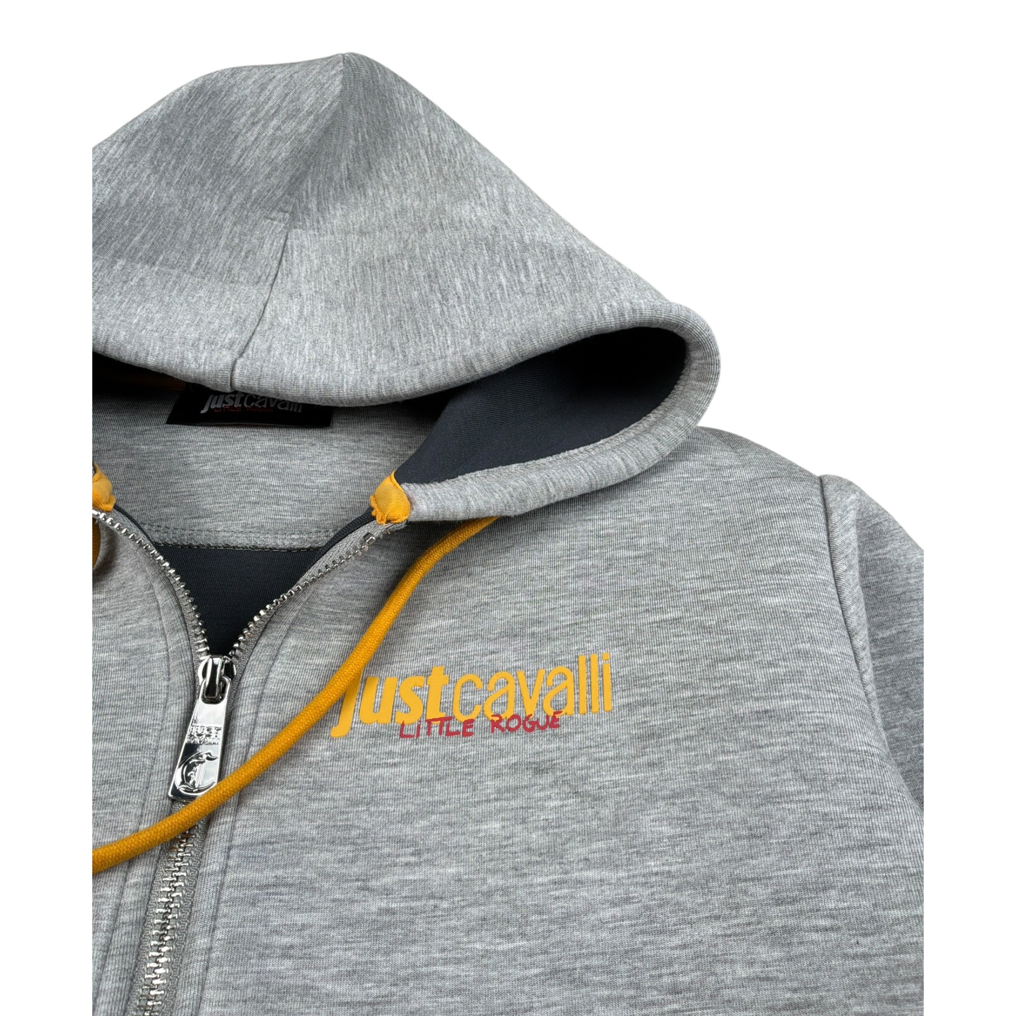 Trussardi Felpa con Zip E Cappuccio tinta unita Grigio per Bambino JBA26111FE GRIGIO TRUSSARDI 