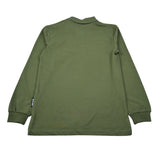 Trussardi Polo Manica Lunga tinta unita con Logo Verde per Bambino JBA26154PO VERDE TRUSSARDI 